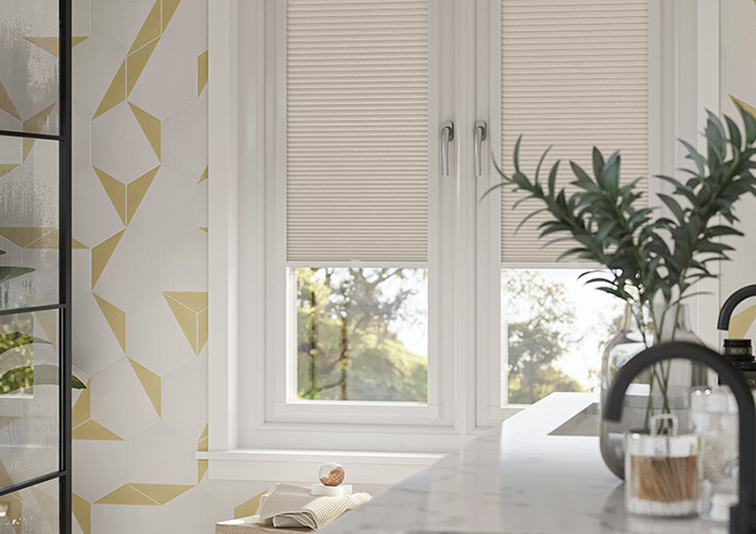 Hatched (Blackout), Pale Cream - Perfect Fit Blind - Image 5